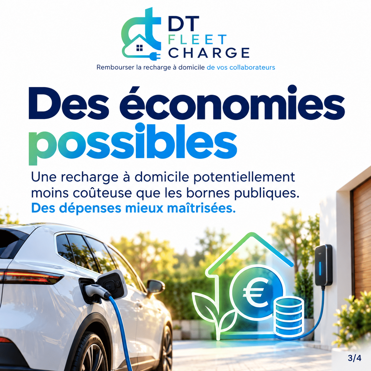 DT FLEET CHARGE simplifie la recharge à domicile de votre flotte électrique 3 Recharge a domicile economies possibles 3 1